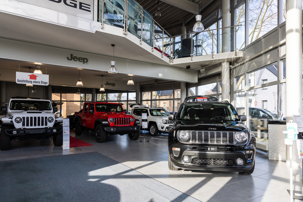 Jeep-Ausstellung beim Autohaus Katzner in Gladbeck